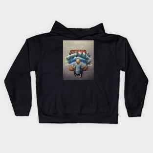 Suitcase Forest Kids Hoodie